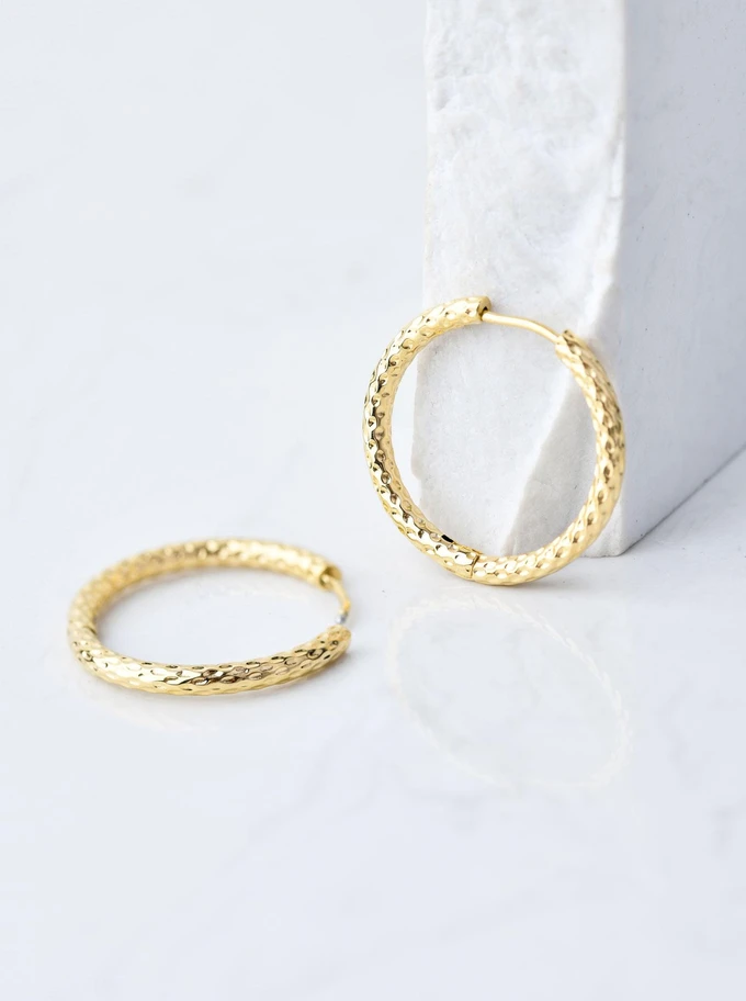 Cercei rotunzi, aurie S207494Z00 - Vezzi