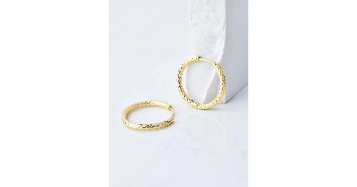 Cercei rotunzi, aurie S207494Z00 - Vezzi